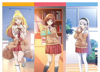 Anime, I'm Getting Married to a Girl I Hate in My Class, Himari Ishikura, Akane Sakuramori, Shisei Houjou HD wallpaper