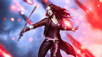 Gamora Daugther Of Thanos Guardians Of The Galaxy , gamora, guardians-of-the-galaxy, movies, artist, artwork, digital-art HD wallpaper