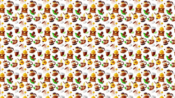 Texture, coffee, paper, pattern HD wallpaper