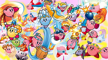 Cute Kirby HD wallpaper