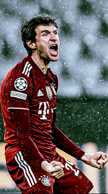 Thomas müller, sports uniform, soccer, muller, bayern HD phone wallpaper