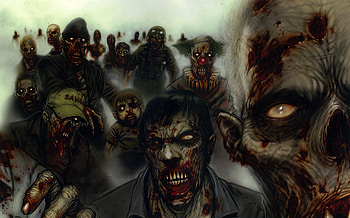 Zombie games, Android and iOS, Undead survival, Thrilling gameplay HD wallpaper