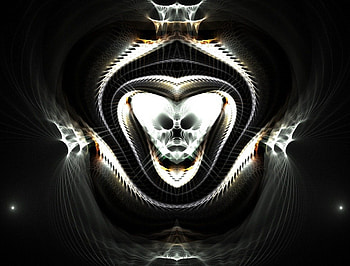 EVIL, paint, fractal, life, planet HD wallpaper