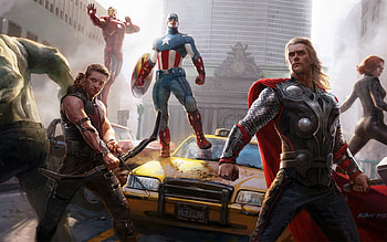 Avengers, Dual screen , 46 HD wallpaper