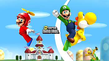 Yoshi and Luigi, Mario Bros. HD wallpaper
