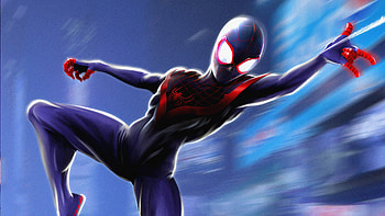 Miles Morales New , spiderman, superheroes, artwork, digital-art, art, behance HD wallpaper