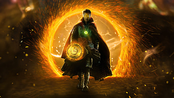 Doctor Strange Strikes, doctor-strange, superheroes, artist, artwork, digital-art HD wallpaper