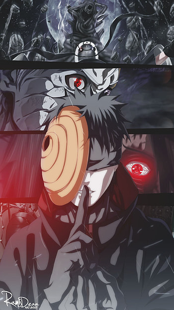 obito, red, obito\ HD phone wallpaper