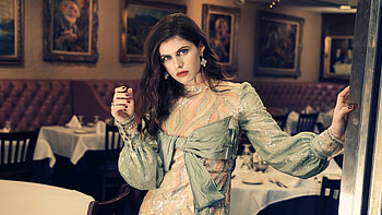 Alexandra Daddario, beautiful eyes, 2019 HD wallpaper