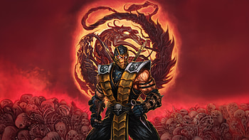 Mk9 Scorpion , scorpion, mortal-kombat, games, 2024-games, artist, artwork, digital-art, deviantart, video-games HD wallpaper