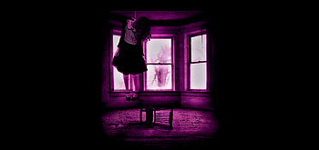 pinky swear, gothic, eerie, pink, dark HD wallpaper
