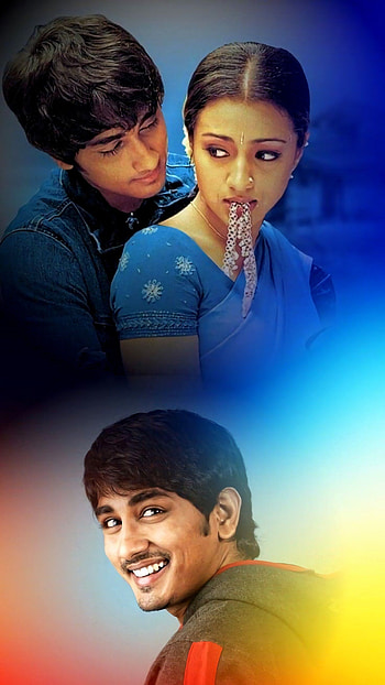 Nuvvu vasthavante nenu oddantana, siddharth, trisha HD phone wallpaper