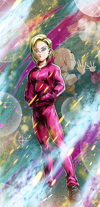 Android 18, Dragon Ball Legends, Blue SP HD phone wallpaper