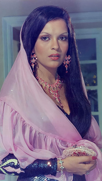 Zeenat Aman, bollywood actress HD phone wallpaper