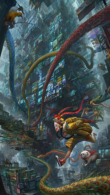 Art, glass, anime HD phone wallpaper