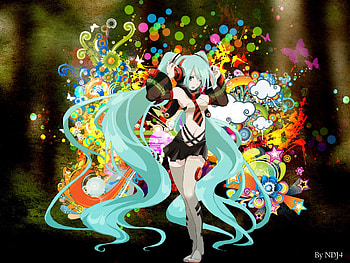 Hatsune Miku, beautiful girls, indigo, hatsune, cute girls, short hair, loli, sexy, hot girls, white, sexy dress, ecchi, hot, singer, sexy girls, kawaii, purple, anime, pretty, green, seductive girl, violet, lingerie, kiss, bra, shy girl, blue, black, cute, vocaloid, long hair, miku hatsune, miku, music, brown, chibi, swimwear, pretty girls, nightwear, seductive, breasts, bikini, beautiful, anime girls, orange, yuri, moe, gray, red, yellow, girls, tagme, blush, shy, panty HD wallpaper