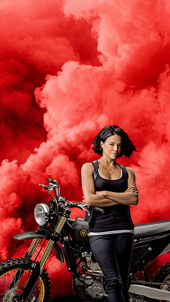 Michelle Rodriguez, fast and furious 9, hollywood movie HD phone wallpaper