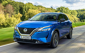 Nissan Qashqai, , highway, 2022 cars, crossovers, EU-spec, R, 2022 Nissan Qashqai, japanese cars, blue Qashqai, Nissan HD wallpaper