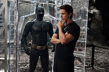 Christian Bale, Iconic Batman, Striking , Dynamic backgrounds HD wallpaper