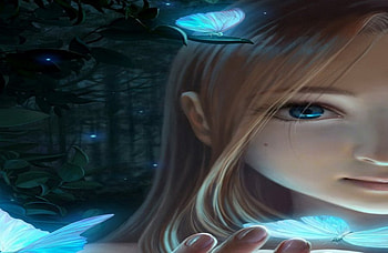 magic light, cg, 3d, fantasy, girl, beauty HD wallpaper