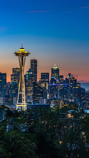 Kerry Park, Seattle HD phone wallpaper