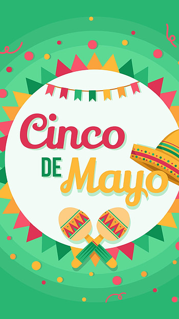 Cinco De Mayo, Beautiful, Green Background HD phone wallpaper
