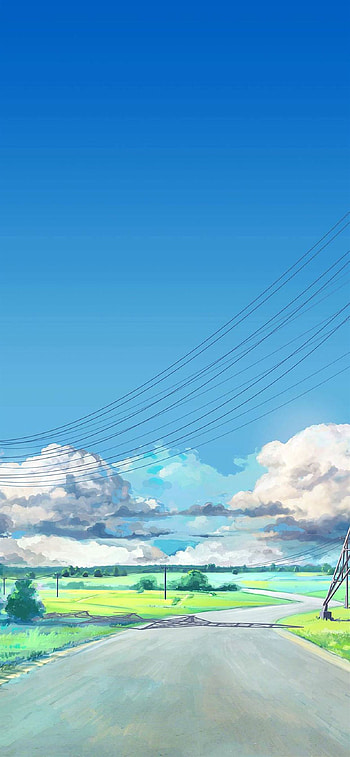 Sunny Sky Arsenic Art Illustration X , Aesthetic Anime Sky HD phone wallpaper