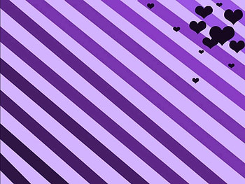 wpurplestripsandheartbackground. jpg, purple, stripes, black, heart HD wallpaper