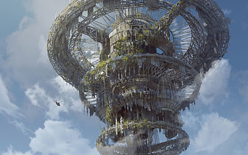 Building, Sci Fi HD wallpaper
