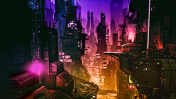 Futuristic City , cyberpunk, artist, artwork, digital-art HD wallpaper