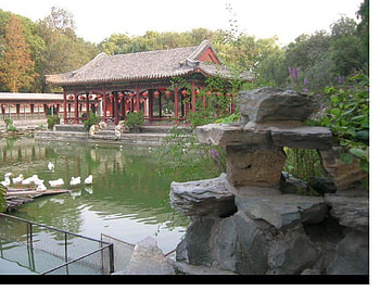 gardens in japan, gardens, chinese, calm, water HD wallpaper