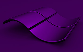 Windows violet logo, , violet backgrounds, creative, OS, Windows 3D logo, artwork, Windows 3D wavy logo, Windows logo, Windows HD wallpaper