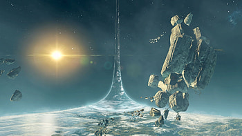 Halo Ring, Gaming art, Ring's beauty, Digital artwork HD wallpaper