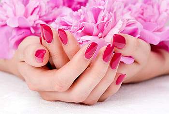 *, hands, pink, manicure, abstract HD wallpaper