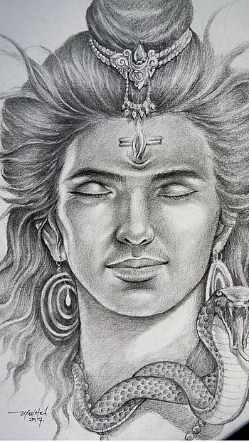 Mahakal Live, Drawing, Art HD phone wallpaper