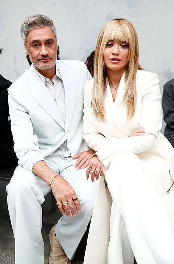 Rita Ora, Taika Waititi, Cozy at Fendi show HD phone wallpaper