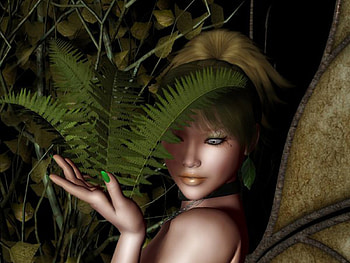 Forest Fairy, girl, fantasy, 3d, forest HD wallpaper