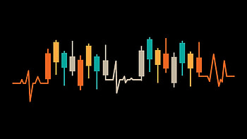 Trading Candle Stick, artist, artwork, art, digital-art, black HD wallpaper