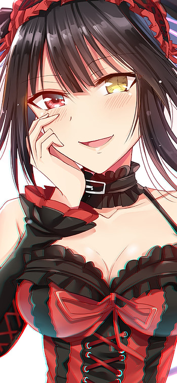 heterochromia, Kurumi Tokisaki, Anime, Date A Live HD phone wallpaper
