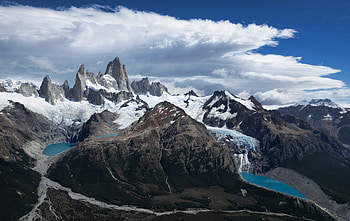 Argentina Mountains Patagonia Crag Clouds , mountains, clouds, nature HD wallpaper
