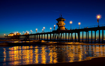 Huntington Beach, Travels, Huntington Beach pier, California beauty HD wallpaper