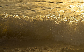 Nature, Water, Sea, Transparent, Shine, Light, Spray HD wallpaper