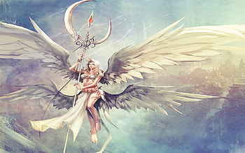 Angel of dreams, wings, white, dreams, fantasy, beautiful, angel HD wallpaper