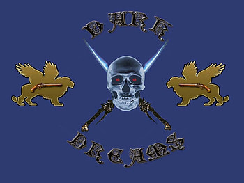 Dark Dreams, dreams, swords, skull, dark HD wallpaper