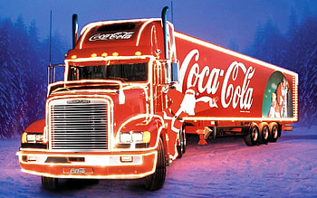 Trucks, Transport, Auto, Brands, Holidays, Christmas, Xmas, Coca-Cola HD wallpaper