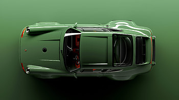 Porsche Singer 964 [] :, Green Porsche HD wallpaper