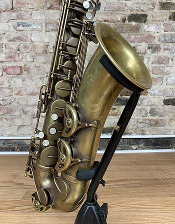 New York Signature Series Unlacquered Tenor, Saxo HD phone wallpaper