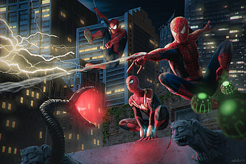 Spider man, art, "multi Verse HD wallpaper