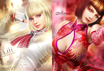 Lili & Anna, females, games, anna williams, lili, emilie de rochefort, cg, video games, girls, tekken, anna, female HD wallpaper