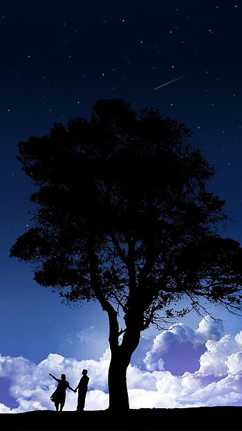 Lovers Moon, Goodnight, Moonlight HD phone wallpaper